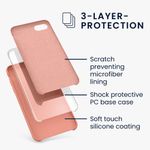 Husa pentru Apple iPhone 8/iPhone 7/iPhone SE 2, Silicon, Rose Gold, 40225.76 fotografia produsului View 3 S