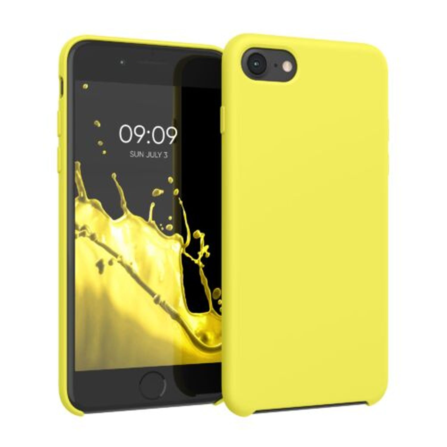 Husa pentru Apple iPhone 8/iPhone 7/iPhone SE 2, Silicon, Galben, 40225.75 fotografia produsului View 11 L