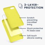 Husa pentru Apple iPhone 8/iPhone 7/iPhone SE 2, Silicon, Galben, 40225.75 fotografia produsului View 9 S