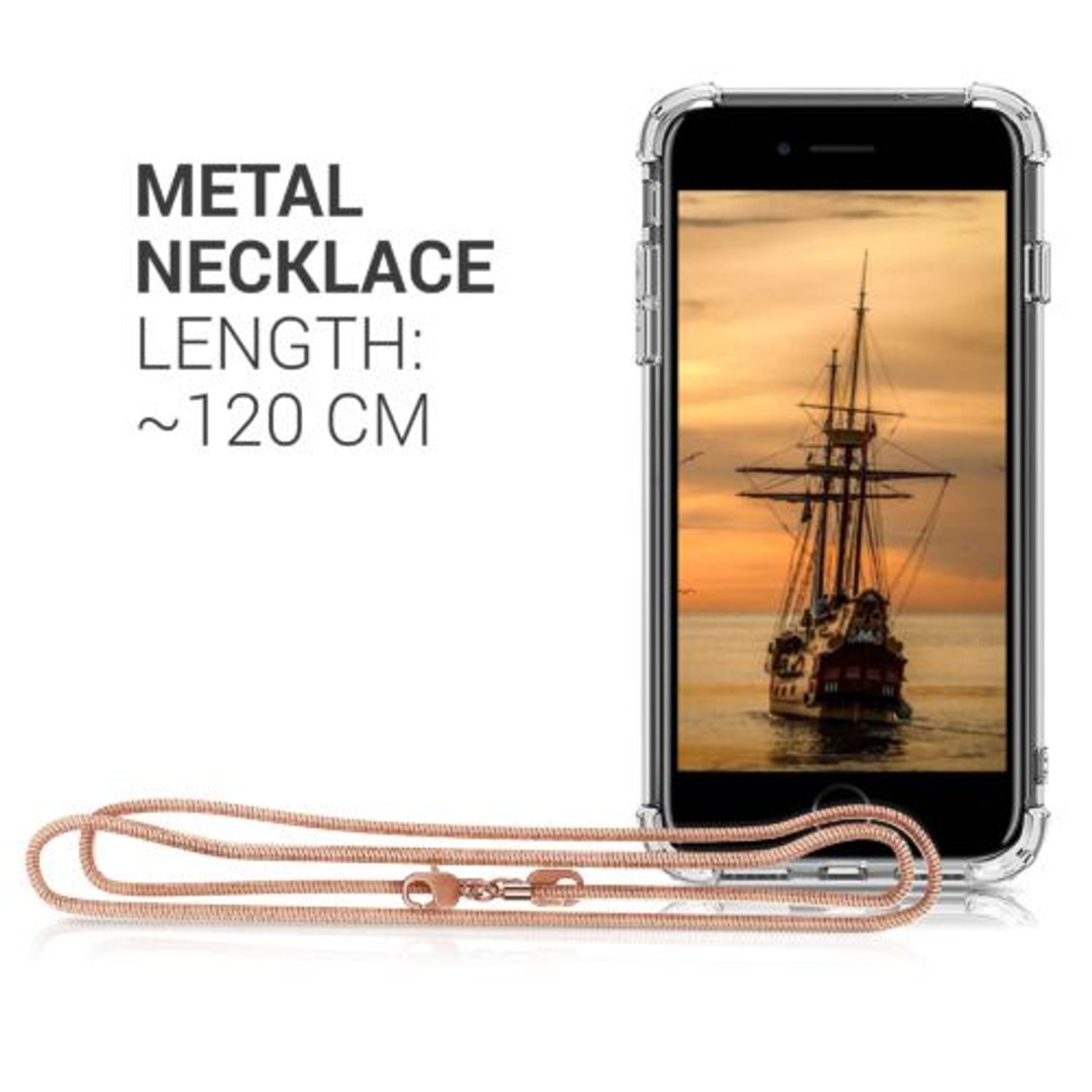 Husa pentru iPhone 8/iPhone 7/iPhone SE 2, Silicon, Transparent, 48674.81 fotografia produsului View 4 L