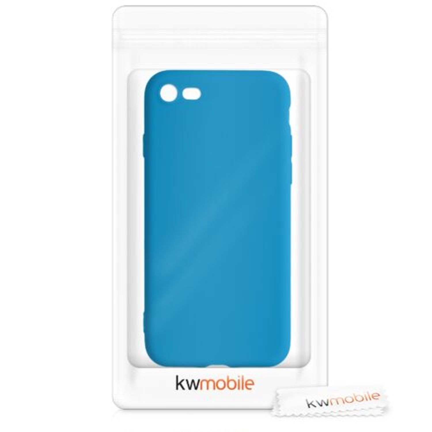 Husa pentru iPhone 8/iPhone 7/iPhone SE 2, Silicon, Albastru, 39458.224 fotografia produsului View 7 L