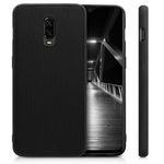 Husa pentru OnePlus 6T, Nylon, Negru, 47982.01 fotografia produsului View 2 S