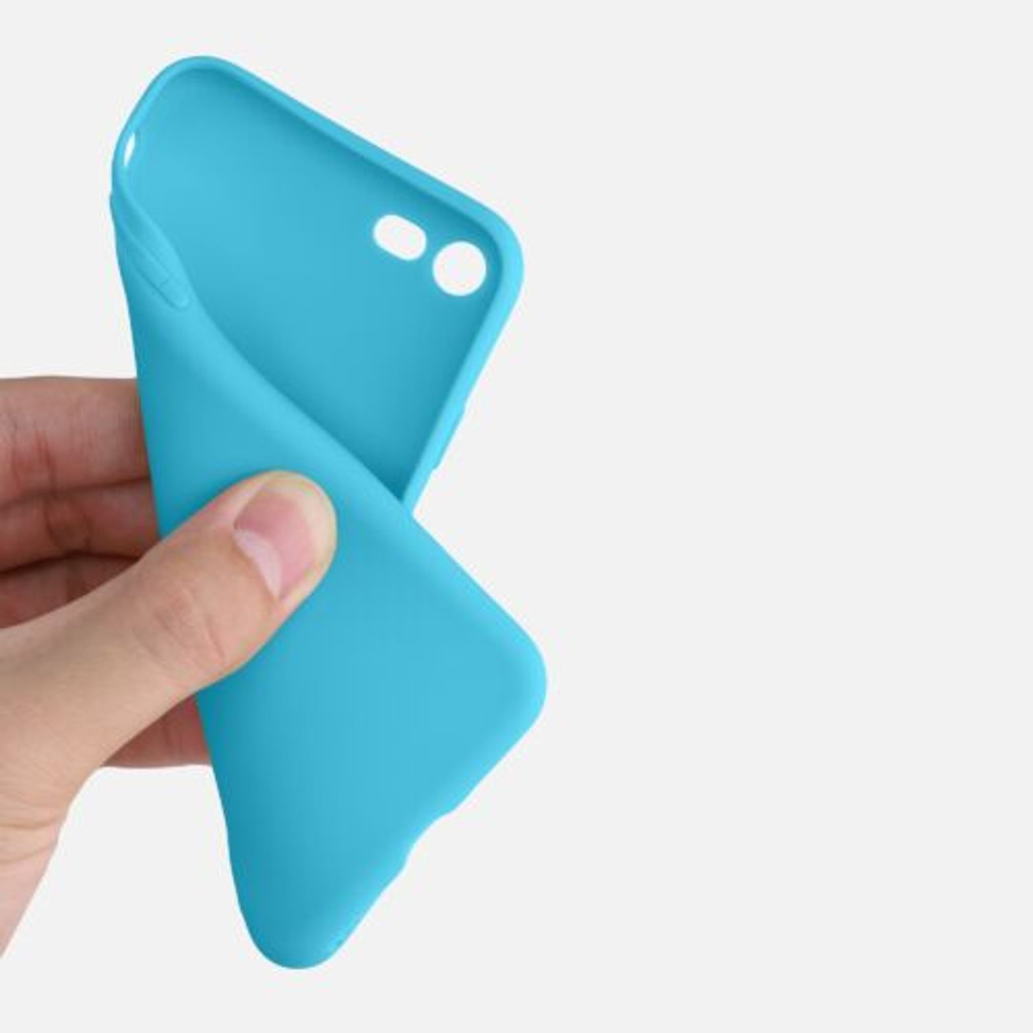 Husa pentru iPhone 8/iPhone 7/iPhone SE 2, Silicon, Albastru, 39458.223 fotografia produsului View 7 L