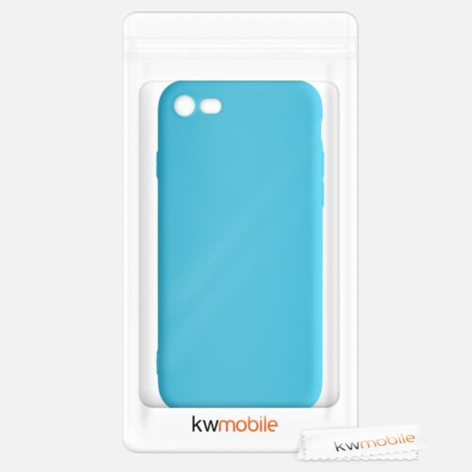 Husa pentru iPhone 8/iPhone 7/iPhone SE 2, Silicon, Albastru, 39458.223 fotografia produsului View 8 L