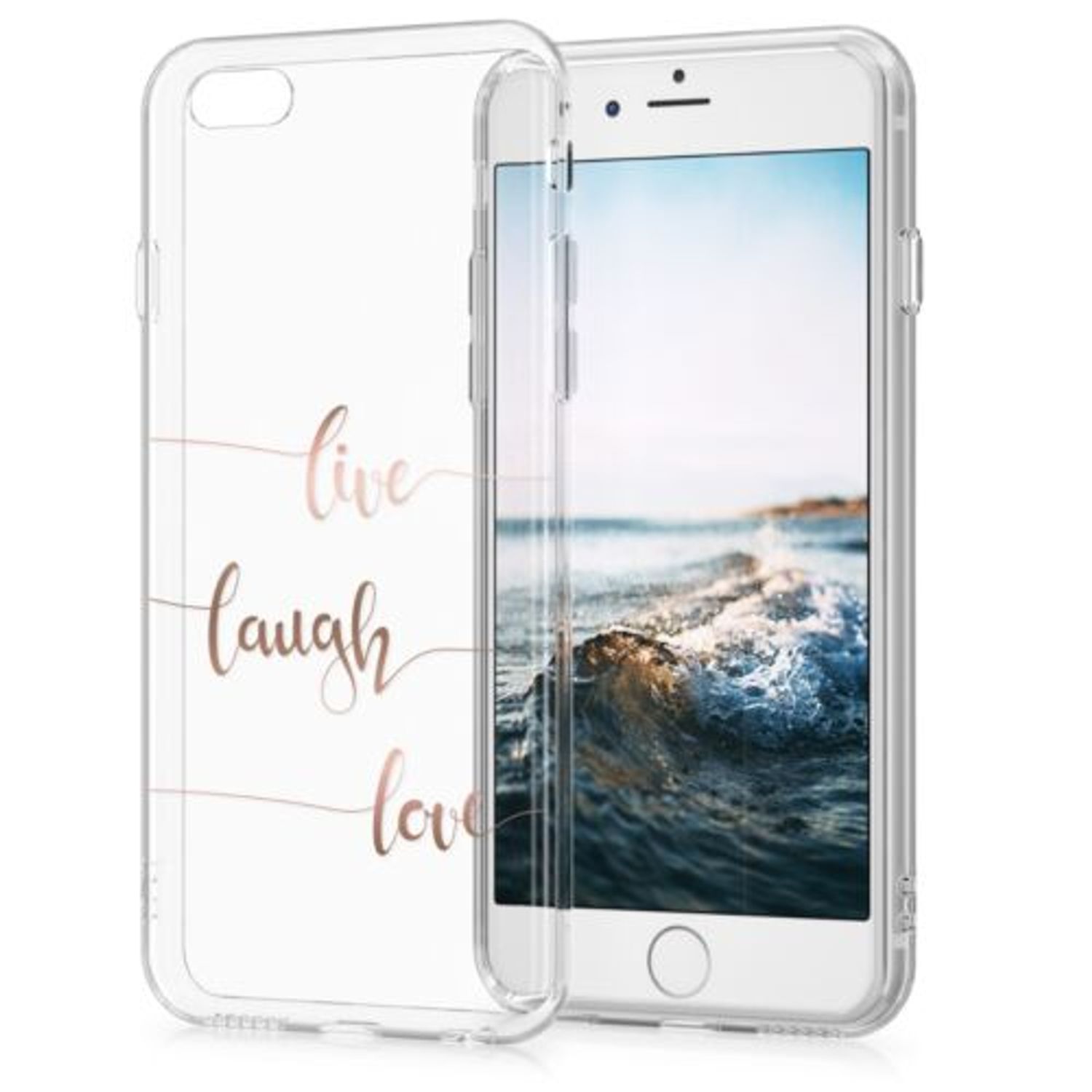 Husa pentru Apple iPhone 8/iPhone 7/iPhone SE 2, Silicon, Rose Gold, 46227.17 fotografia produsului View 2 L