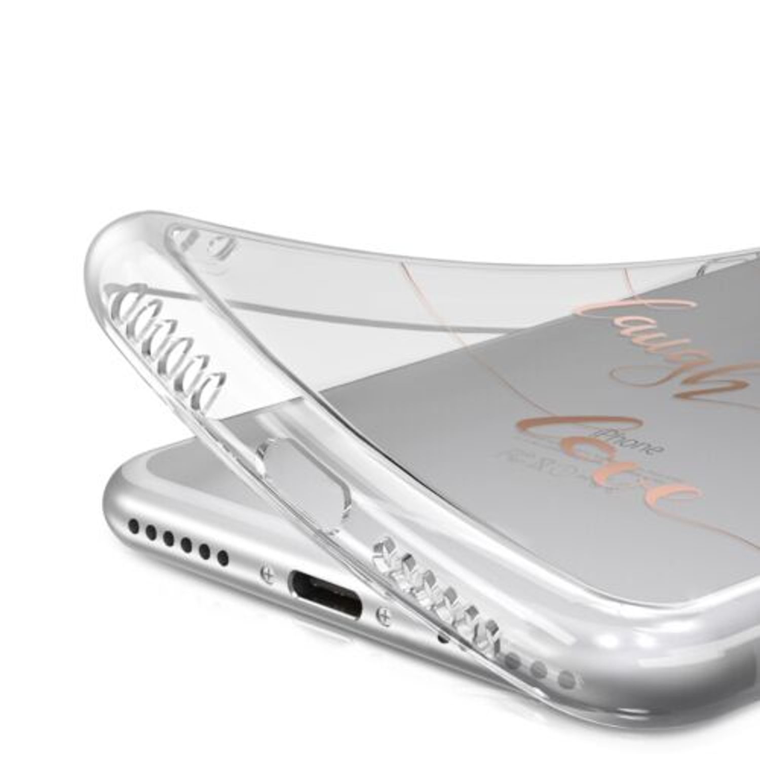 Husa pentru Apple iPhone 8/iPhone 7/iPhone SE 2, Silicon, Rose Gold, 46227.17 fotografia produsului View 8 L
