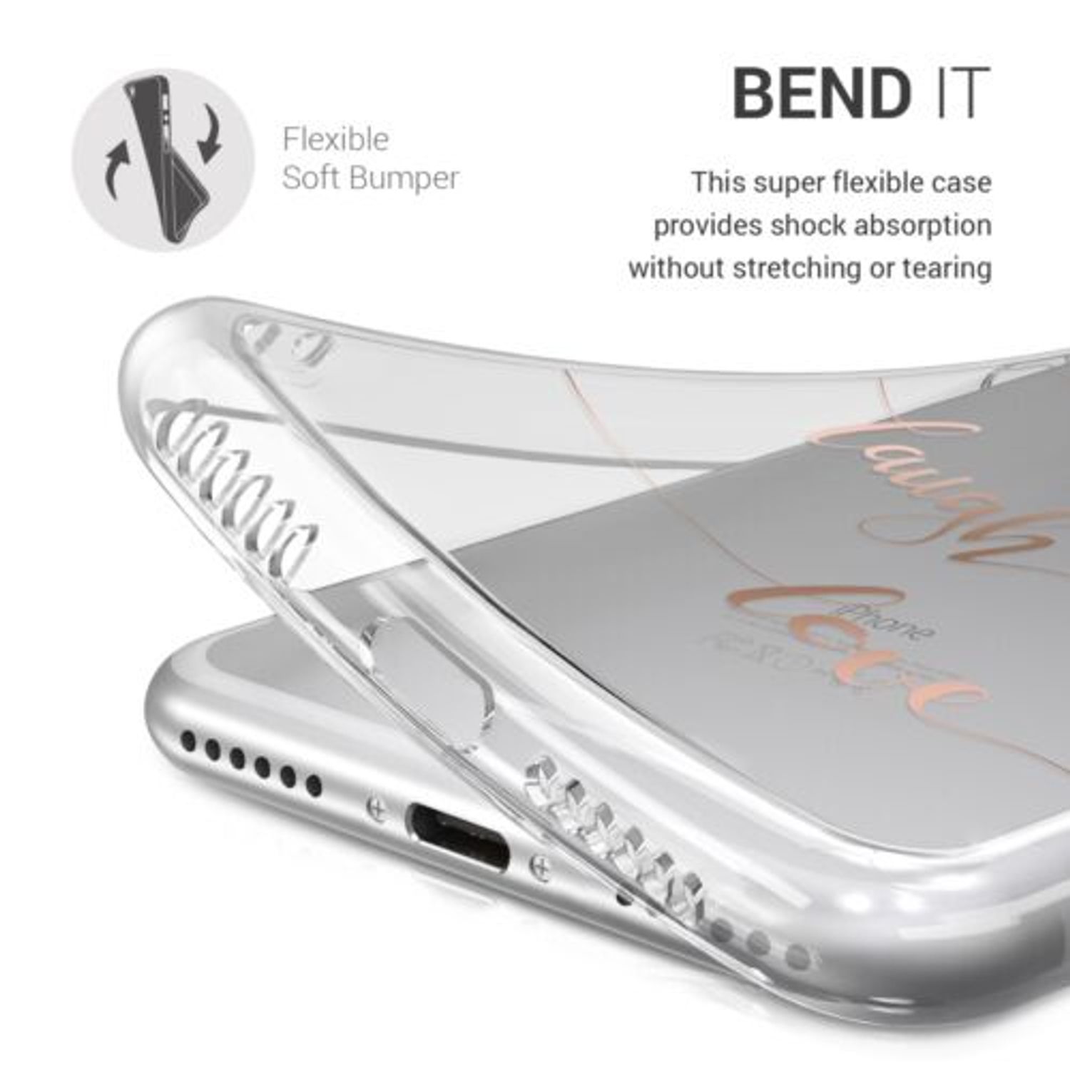 Husa pentru Apple iPhone 8/iPhone 7/iPhone SE 2, Silicon, Rose Gold, 46227.17 fotografia produsului View 4 L