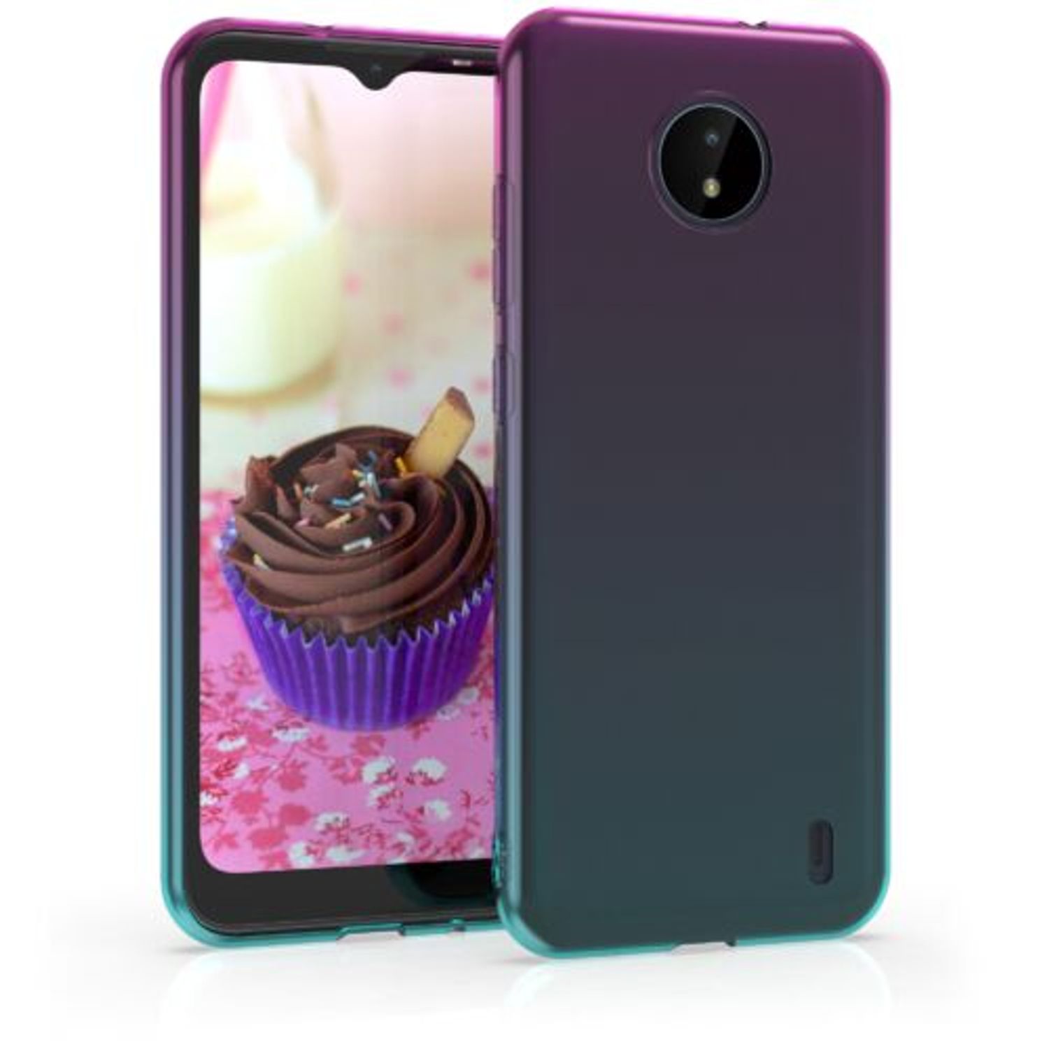 Husa pentru Nokia C20/C10, Silicon, Roz, 54862.01 fotografia produsului