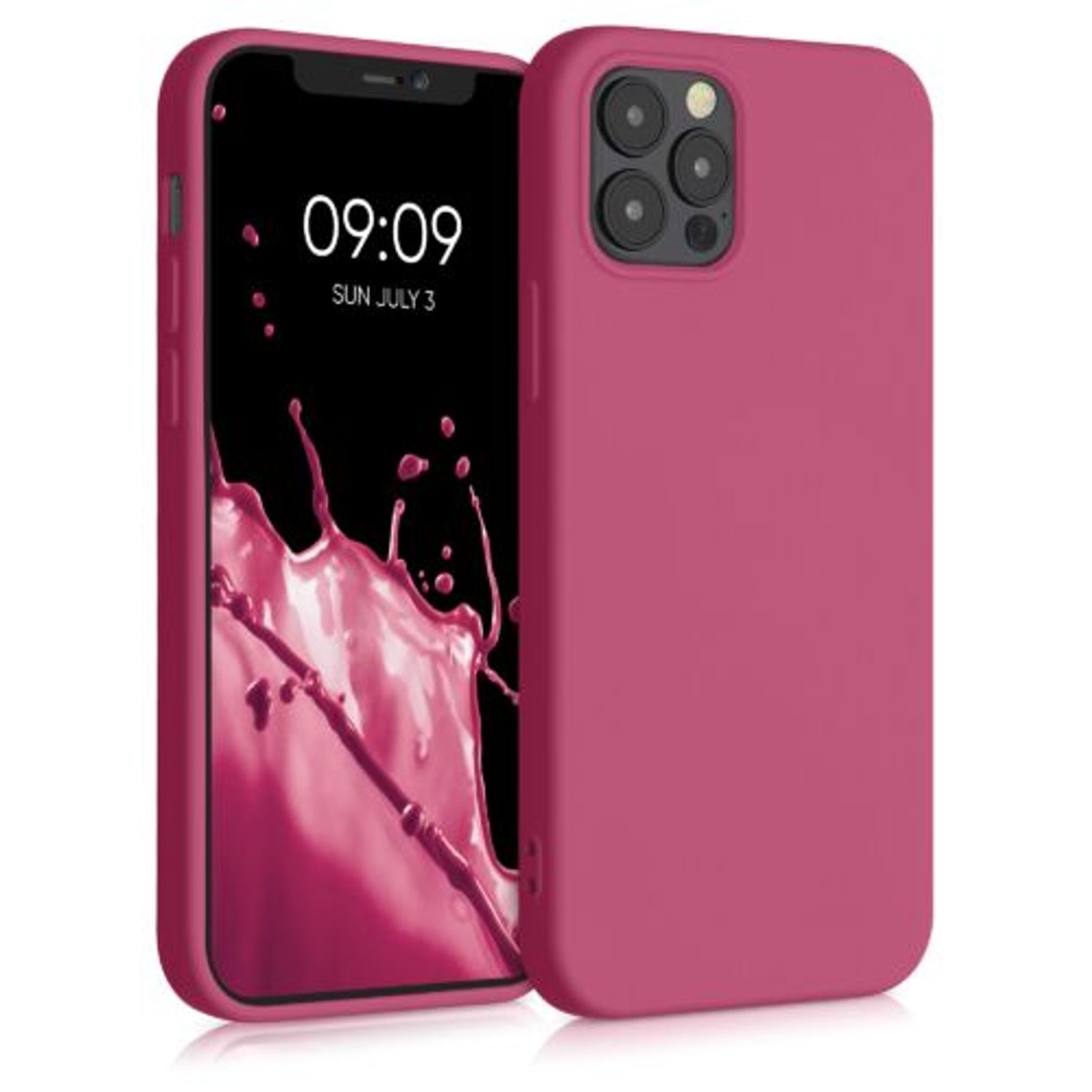 Husa pentru Apple iPhone 12/iPhone 12 Pro, Silicon, Roz, 53844.213 fotografia produsului View 9 L