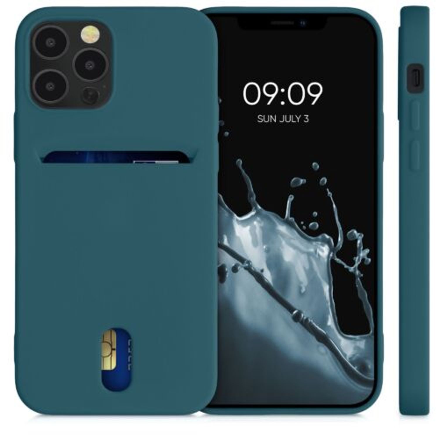 Husa pentru iPhone 12/iPhone 12 Pro, Silicon, Verde, 54513.57 fotografia produsului View 2 L
