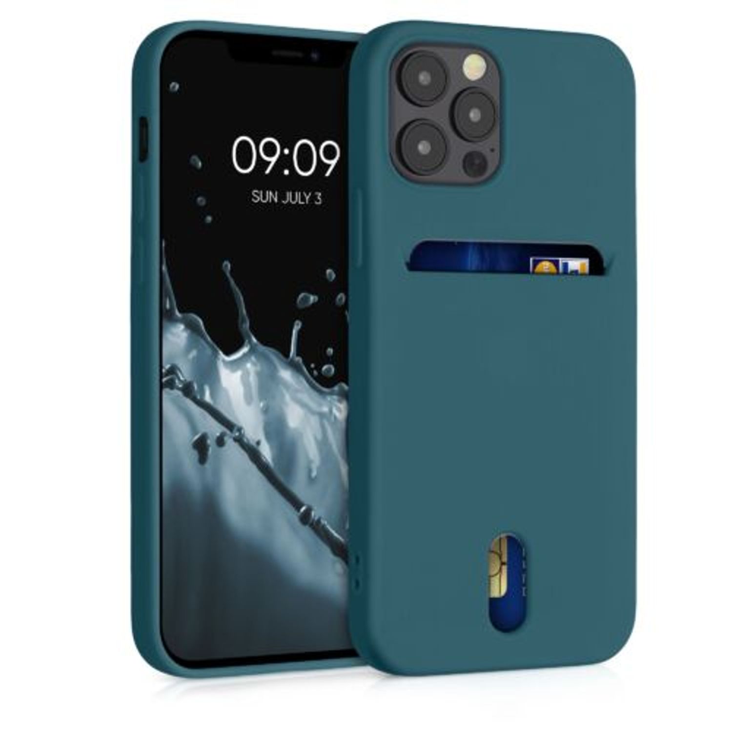 Husa pentru iPhone 12/iPhone 12 Pro, Silicon, Verde, 54513.57 fotografia produsului
