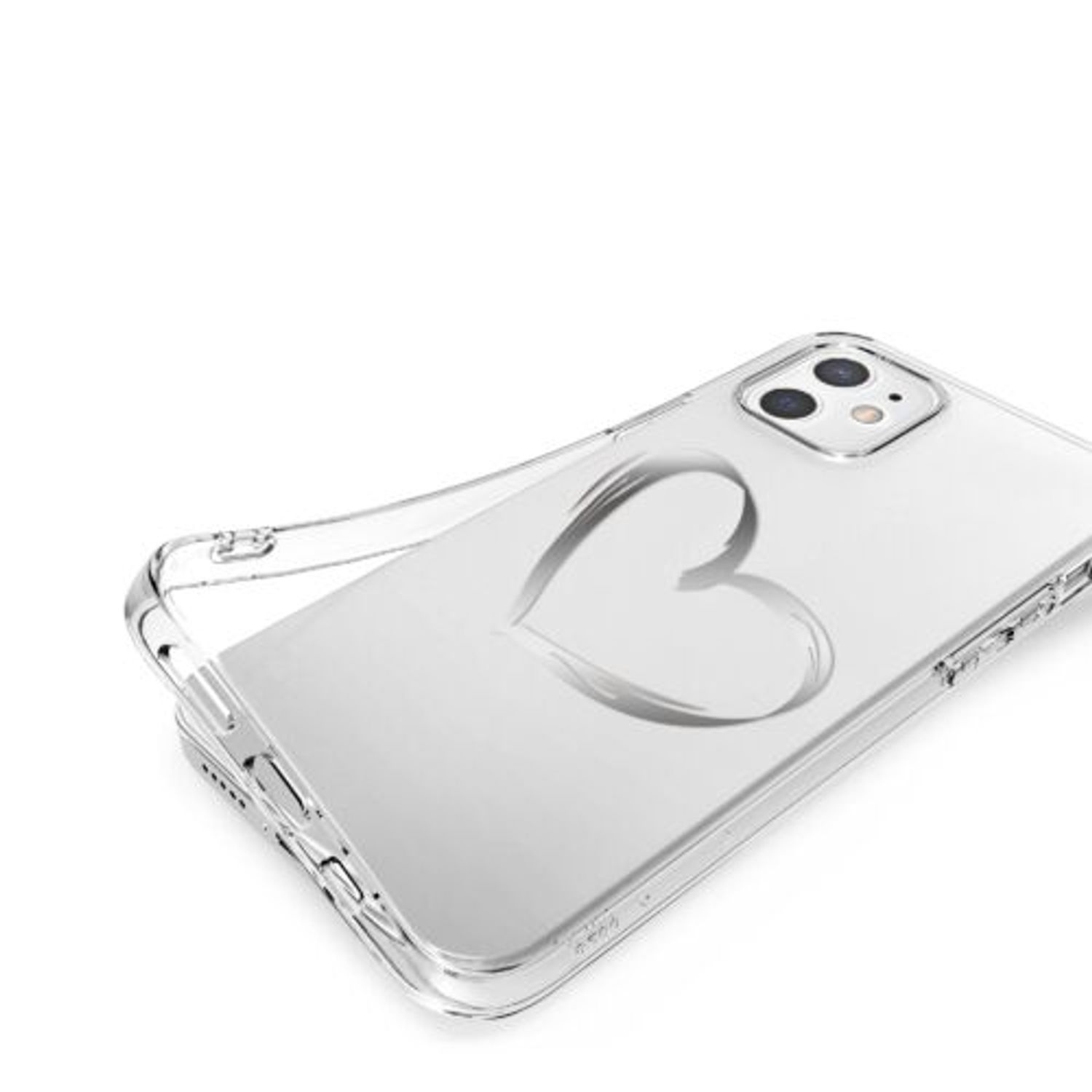 Husa pentru Apple iPhone 12/iPhone 12 Pro, Silicon, Silver, 53035.09 fotografia produsului View 8 L