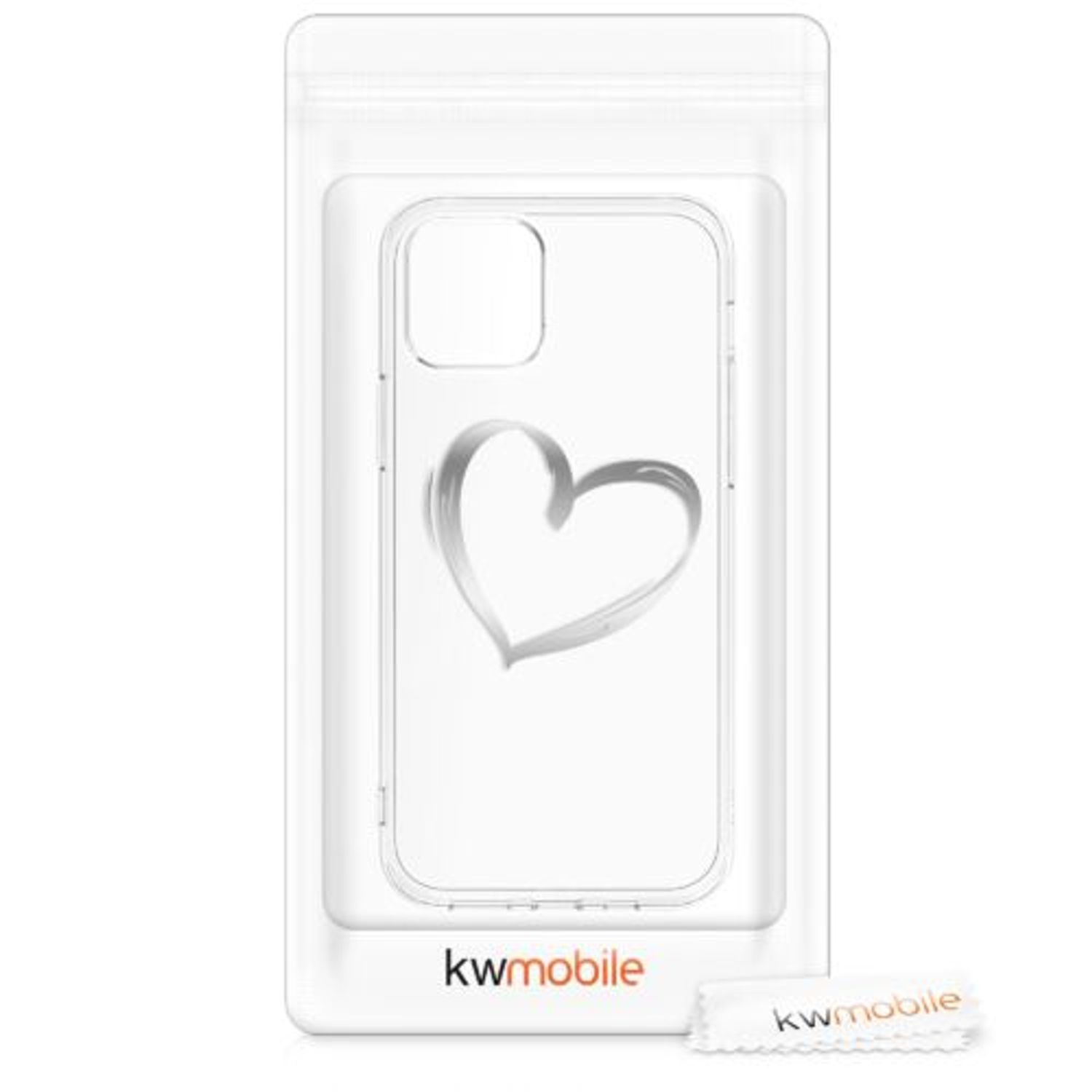 Husa pentru Apple iPhone 12/iPhone 12 Pro, Silicon, Silver, 53035.09 fotografia produsului View 7 L