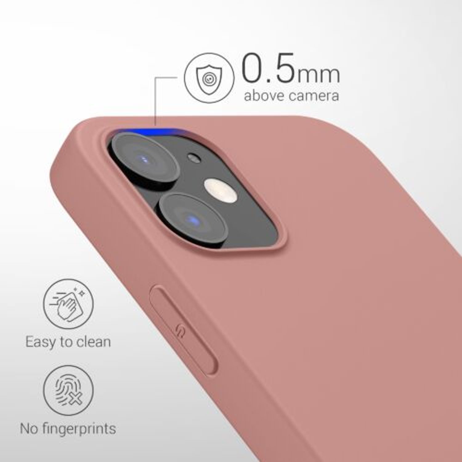 Husa pentru Apple iPhone 12/iPhone 12 Pro, Silicon, Roz, 53938.193 fotografia produsului View 4 L