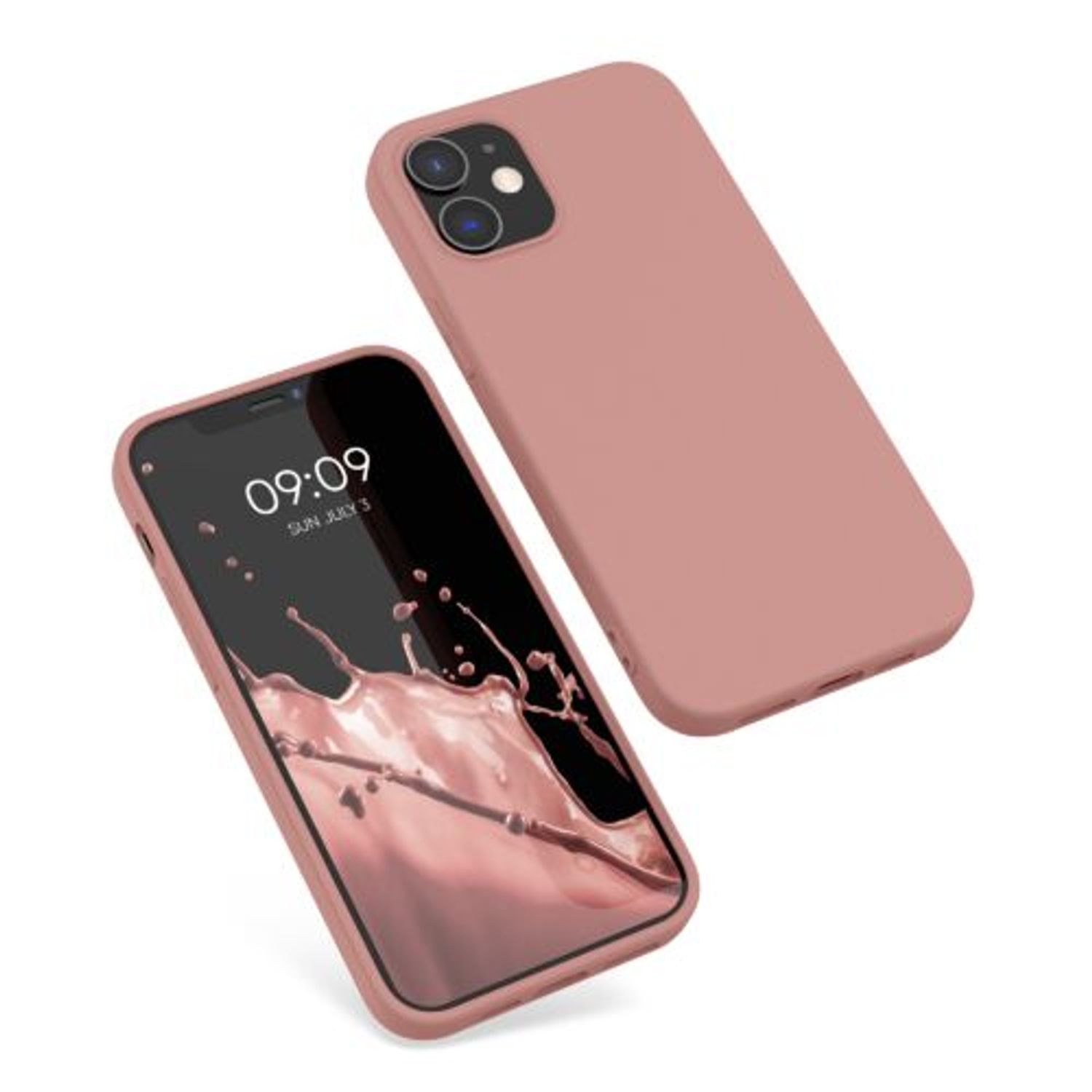 Husa pentru Apple iPhone 12/iPhone 12 Pro, Silicon, Roz, 53938.193 fotografia produsului View 2 L