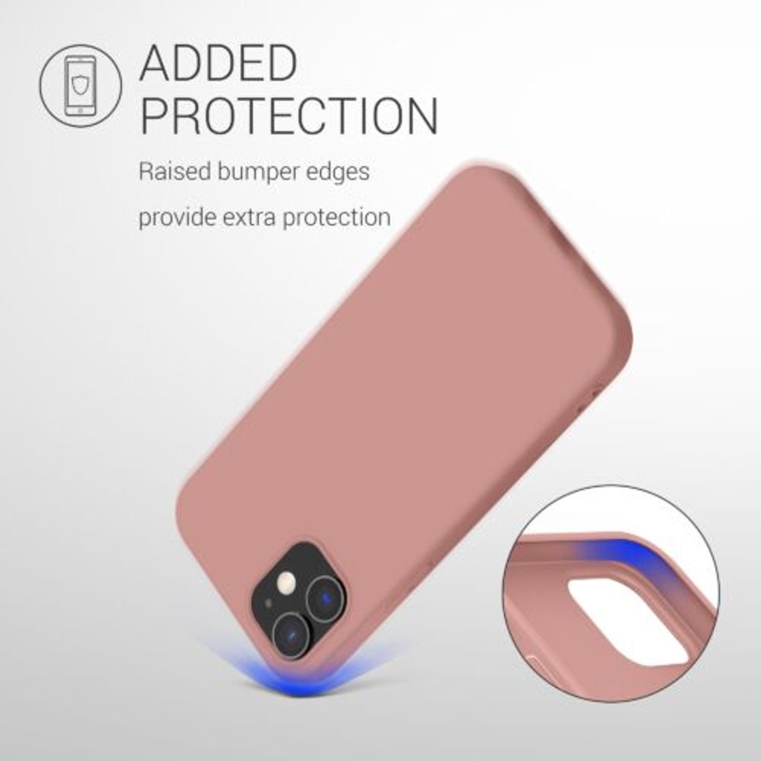 Husa pentru Apple iPhone 12/iPhone 12 Pro, Silicon, Roz, 53938.193 fotografia produsului View 7 L