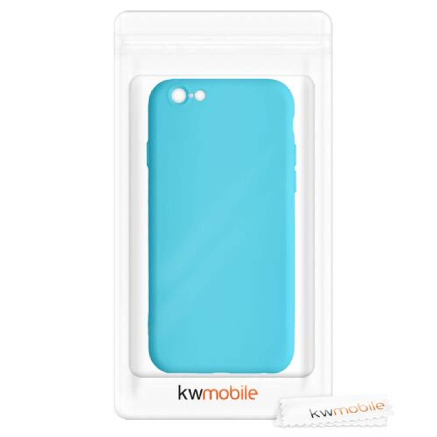 Husa pentru iPhone 6/iPhone 6s, Silicon, Albastru, 49980.223 fotografia produsului View 7 L