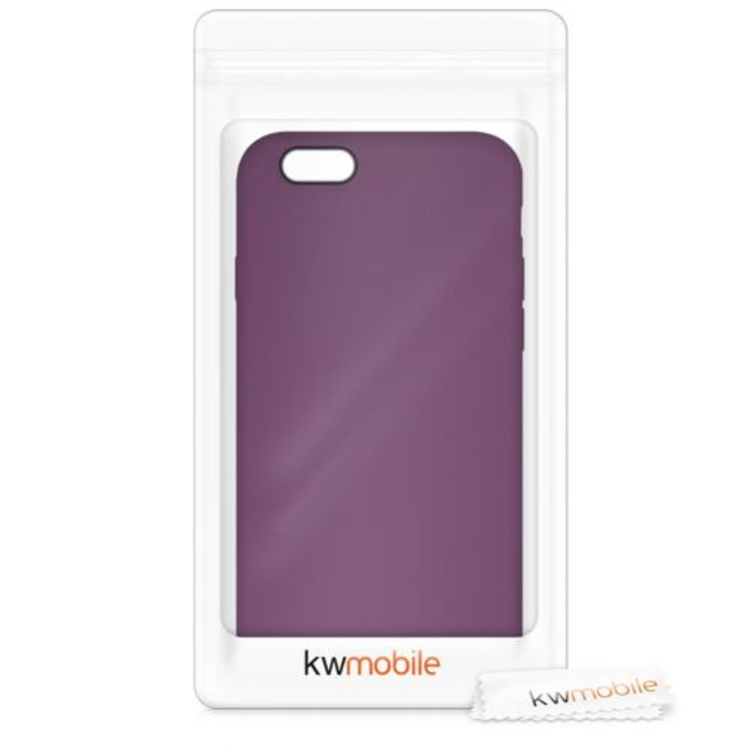 Husa pentru Apple iPhone 6/iPhone 6s, Silicon, Mov, 40223.197 fotografia produsului View 7 L