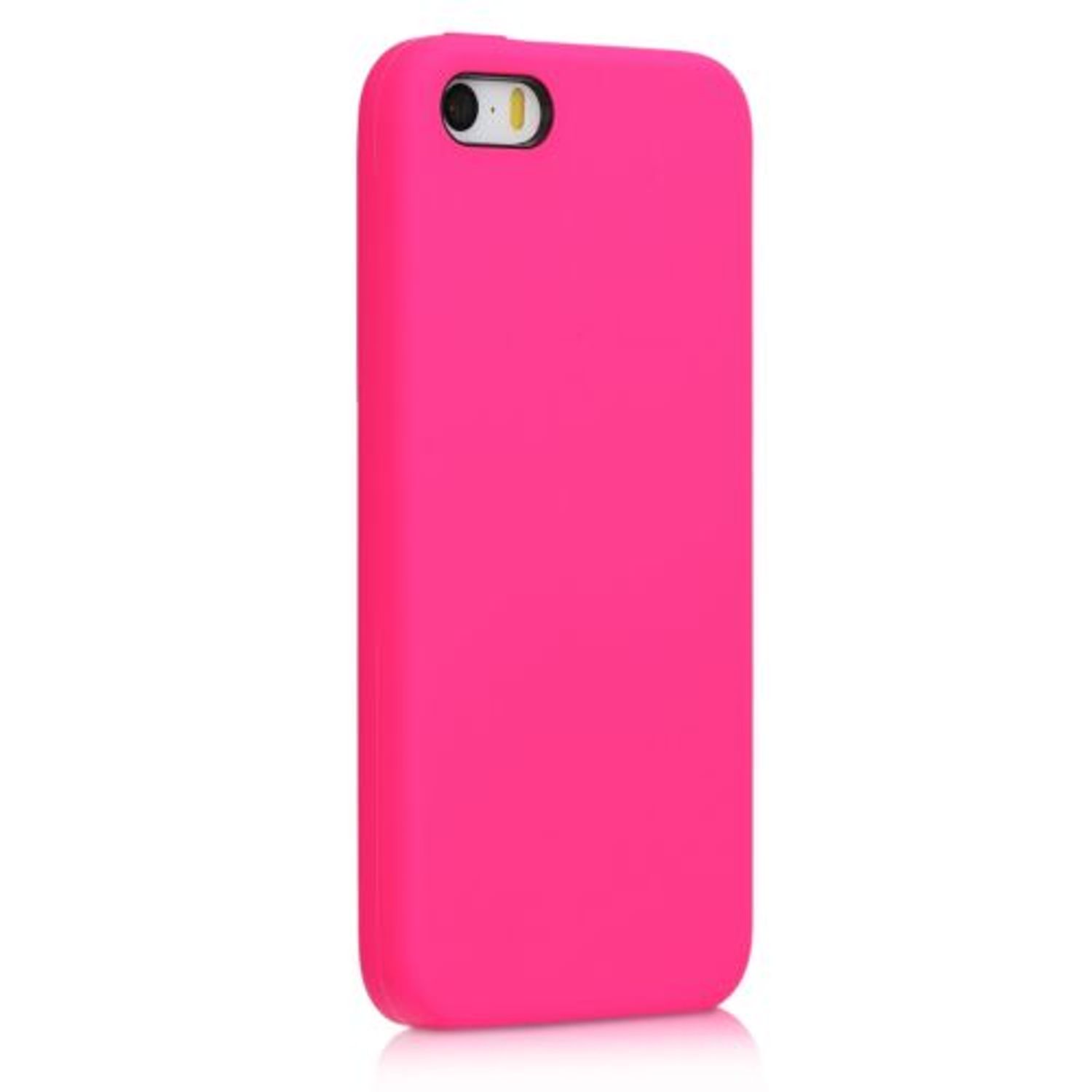 Husa pentru Apple iPhone 5/iPhone 5s/iPhone SE, Silicon, Roz, 42766.08 fotografia produsului View 8 L