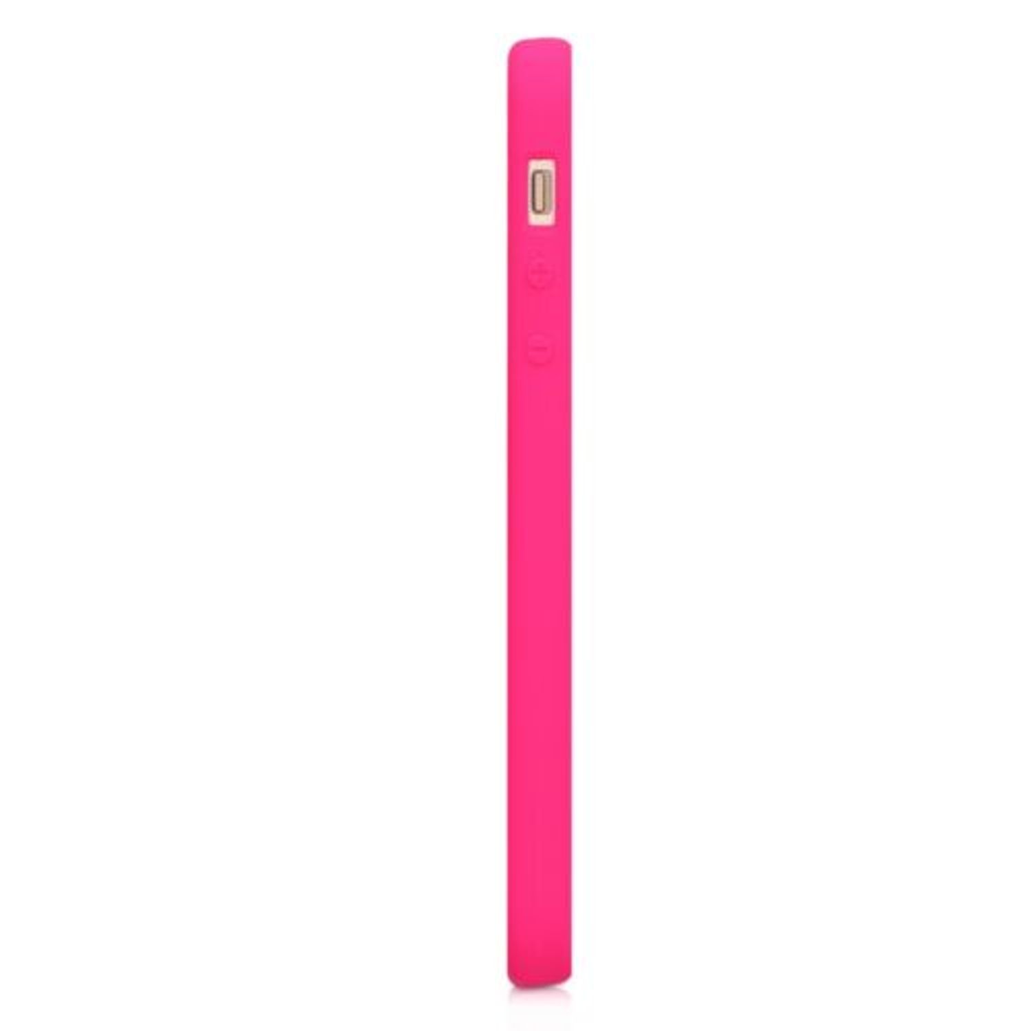 Husa pentru Apple iPhone 5/iPhone 5s/iPhone SE, Silicon, Roz, 42766.08 fotografia produsului View 5 L