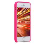 Husa pentru Apple iPhone 5/iPhone 5s/iPhone SE, Silicon, Roz, 42766.08 fotografia produsului View 3 S