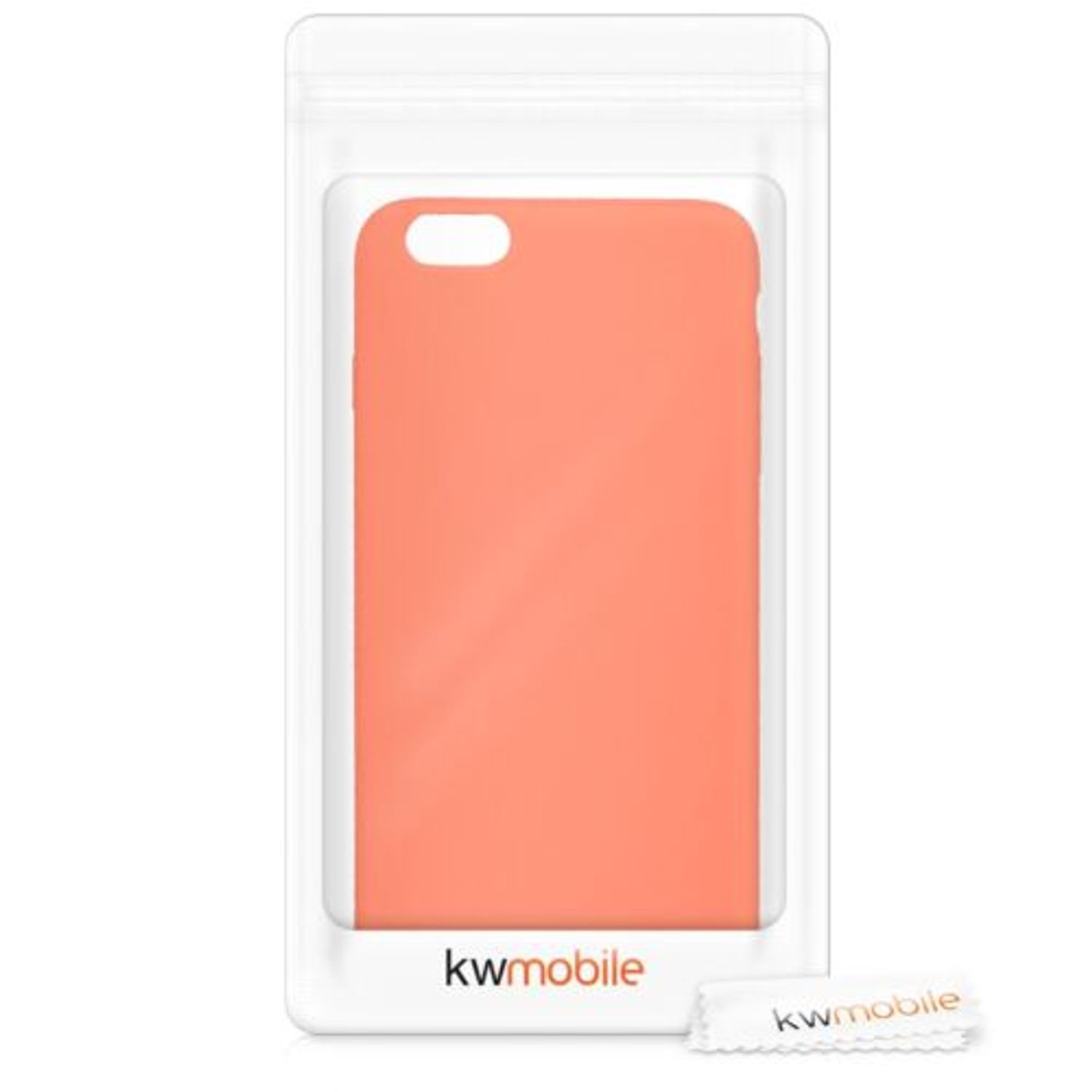 Husa pentru Apple iPhone 6 Plus/iPhone 6s Plus, Silicon, Rose Gold, 37726.56 fotografia produsului View 10 L