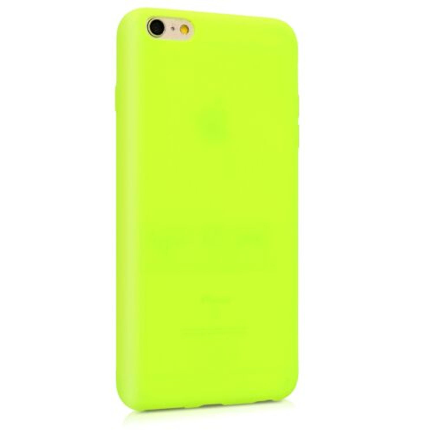 Husa pentru Apple iPhone 6 Plus/iPhone 6s Plus, Silicon, Galben, 45211.75 fotografia produsului View 8 L