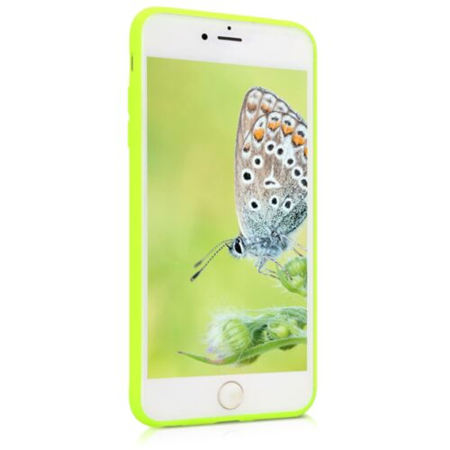 Husa pentru Apple iPhone 6 Plus/iPhone 6s Plus, Silicon, Galben, 45211.75 fotografia produsului View 3 L