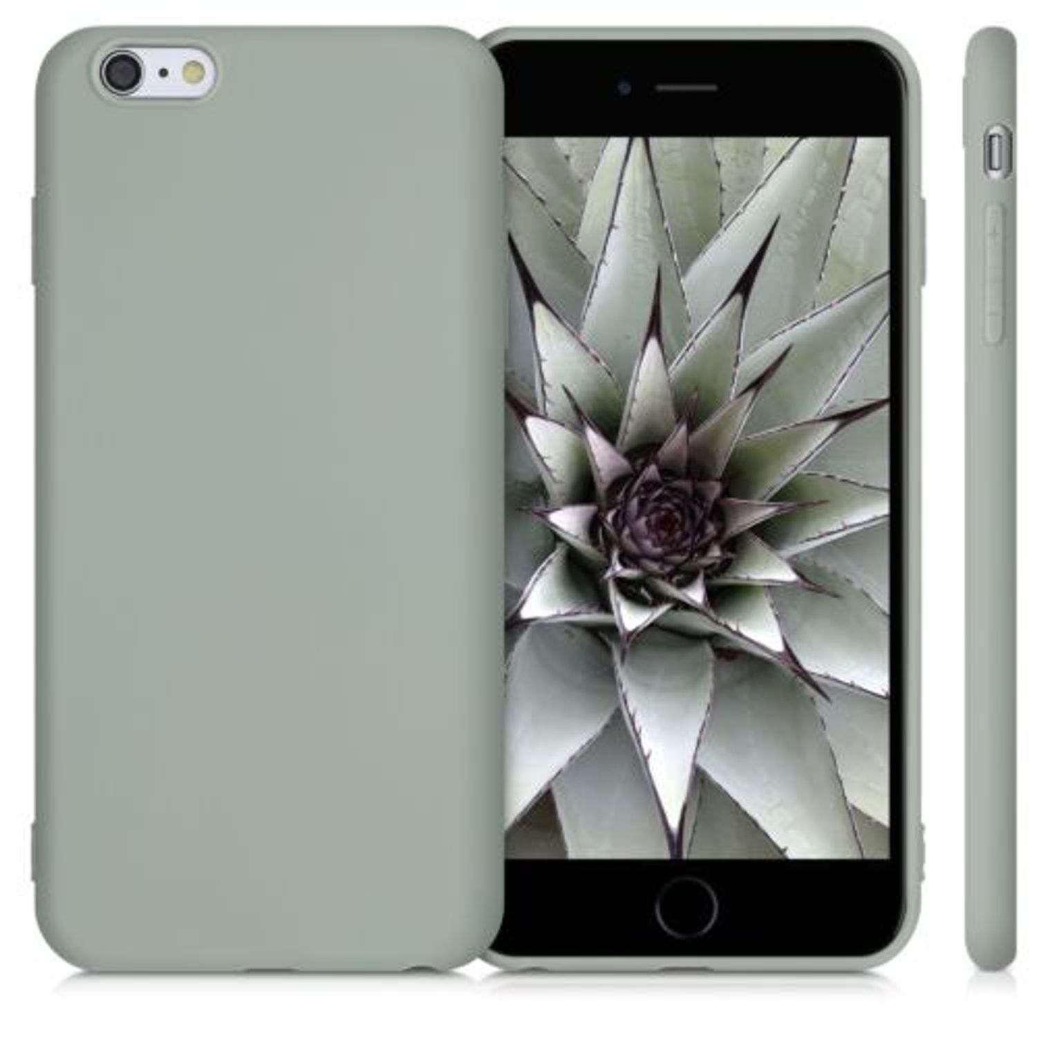 Husa pentru Apple iPhone 6 Plus/iPhone 6s Plus, Silicon, Verde, 37726.172 fotografia produsului View 2 L