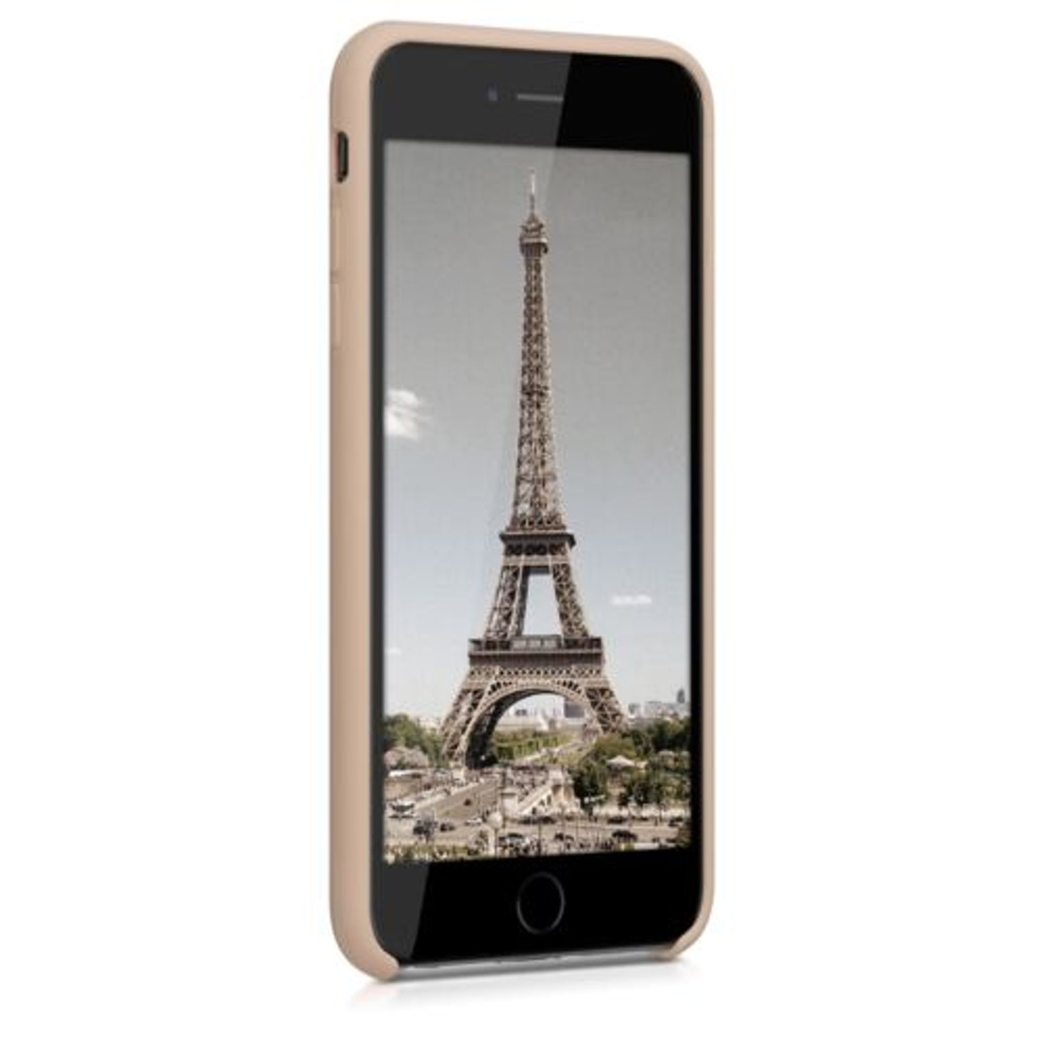 Husa pentru Apple iPhone 6 Plus/iPhone 6s Plus, Silicon, Crem, 40841.154 fotografia produsului View 3 L