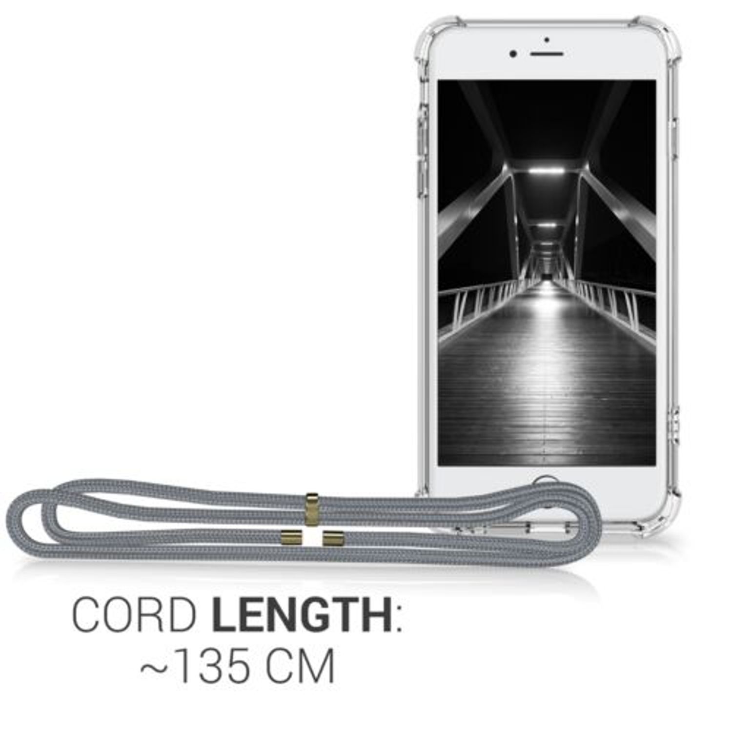 Husa pentru Apple iPhone 6 Plus/iPhone 6s Plus, Silicon, Transparent, 48336.22 fotografia produsului View 5 L