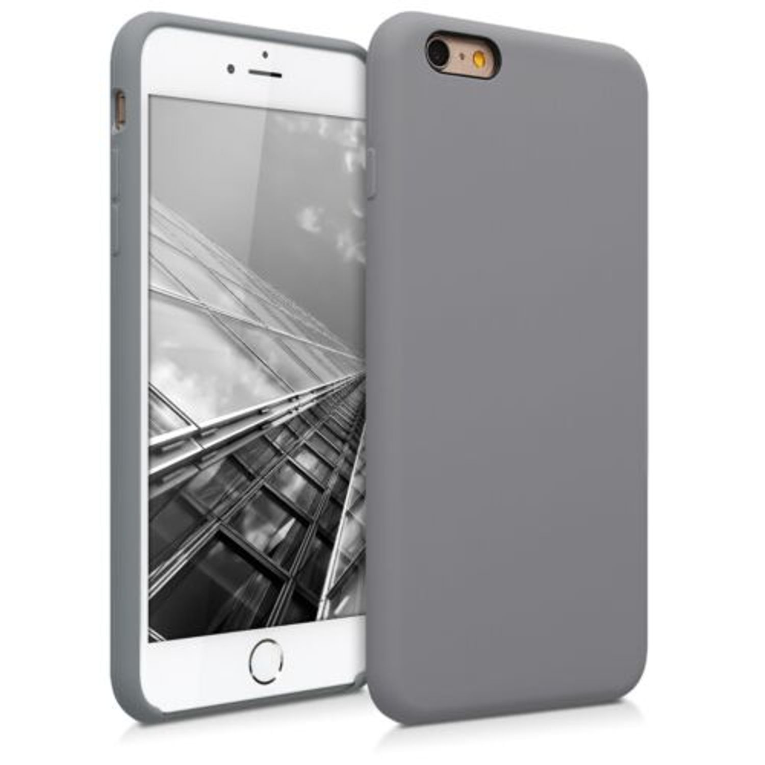 Husa pentru Apple iPhone 6 Plus/iPhone 6s Plus, Silicon, Gri, 40841.155 fotografia produsului