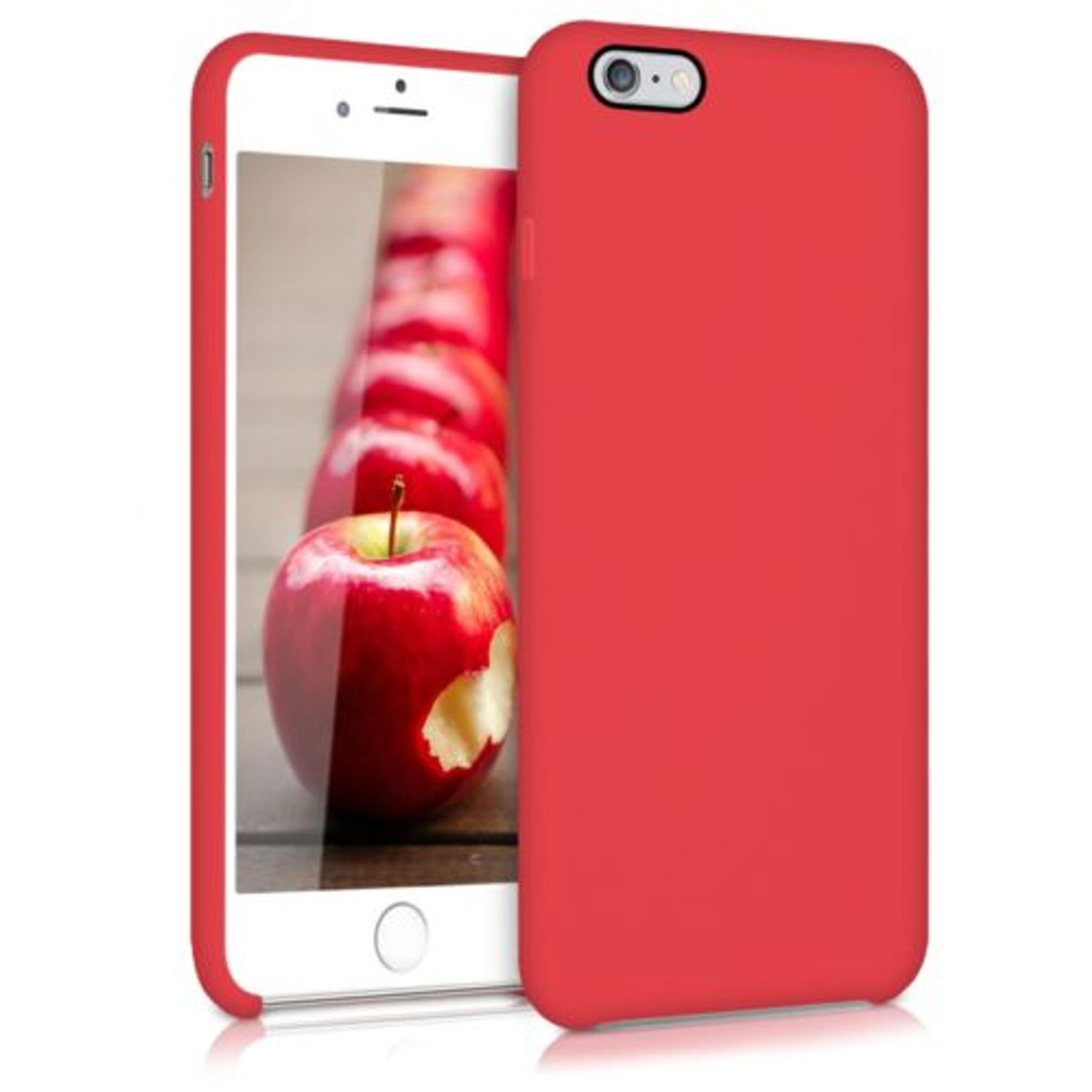 Husa pentru Apple iPhone 6 Plus/iPhone 6s Plus, Silicon, Rosu, 40841.09 fotografia produsului