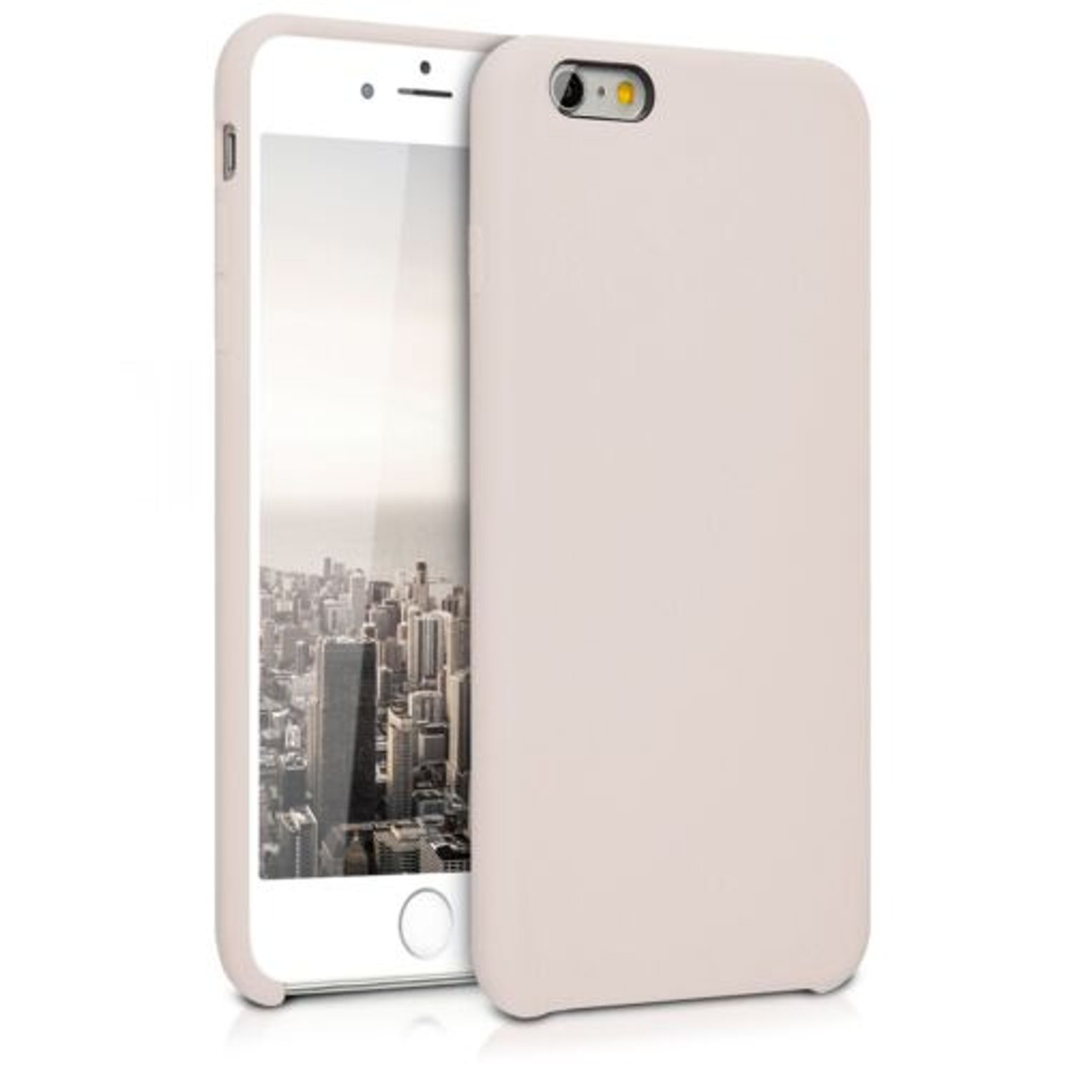 Husa pentru Apple iPhone 6 Plus/iPhone 6s Plus, Silicon, Bej, 40841.11 fotografia produsului View 8 L