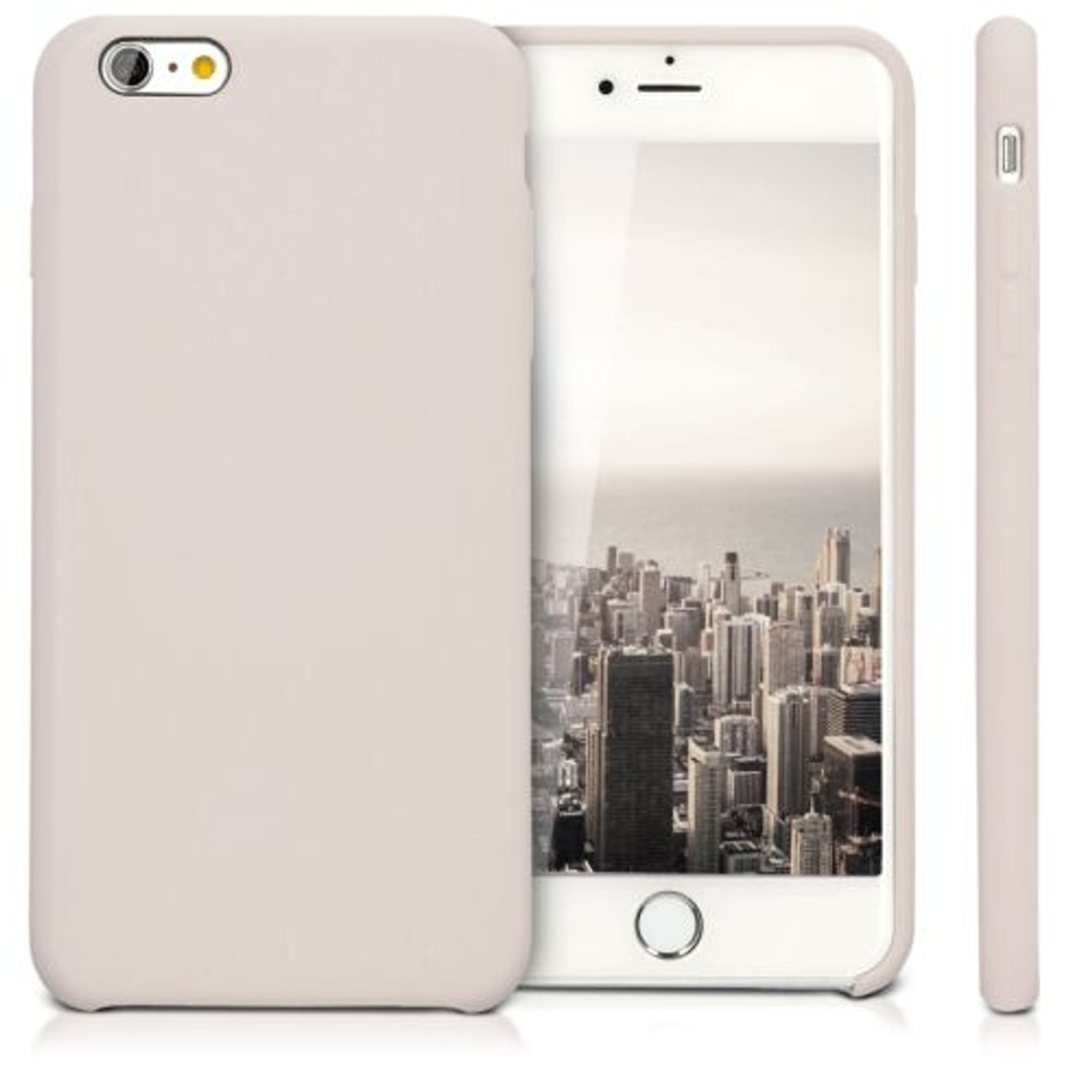 Husa pentru Apple iPhone 6 Plus/iPhone 6s Plus, Silicon, Bej, 40841.11 fotografia produsului View 7 L