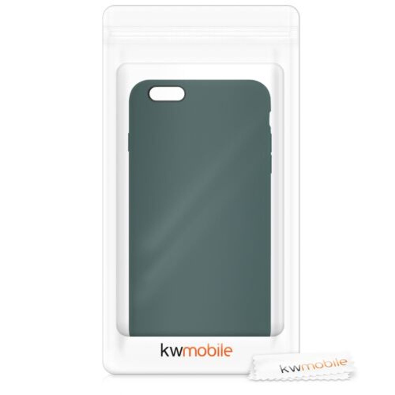 Husa pentru Apple iPhone 6 Plus/iPhone 6s Plus, Silicon, Verde, 40841.171 fotografia produsului View 2 L