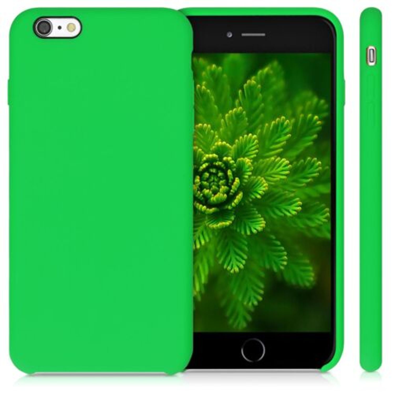 Husa pentru Apple iPhone 6 Plus/iPhone 6s Plus, Silicon, Verde, 40841.159 fotografia produsului View 2 L