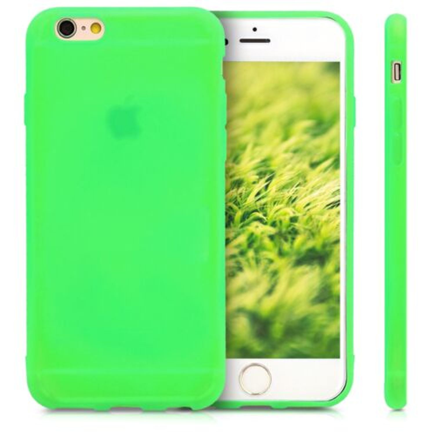 Husa pentru Apple iPhone 6/iPhone 6s, Silicon, Verde, 43410.44 fotografia produsului View 2 L