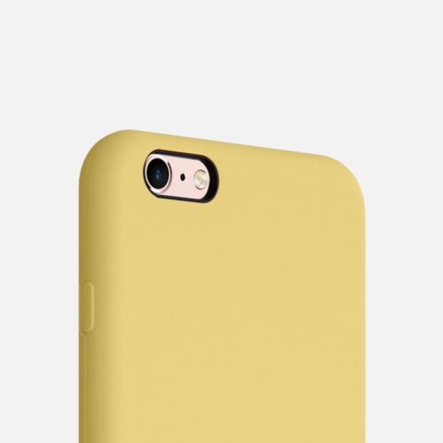 Husa pentru Apple iPhone 6 Plus/iPhone 6s Plus, Silicon, Galben, 40841.216 fotografia produsului View 8 L