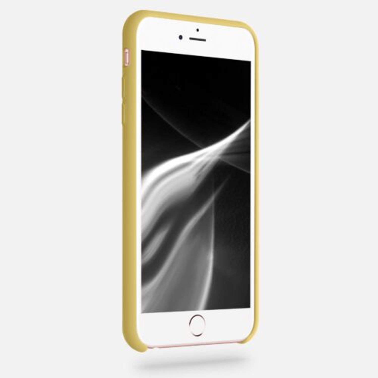 Husa pentru Apple iPhone 6 Plus/iPhone 6s Plus, Silicon, Galben, 40841.216 fotografia produsului View 3 L