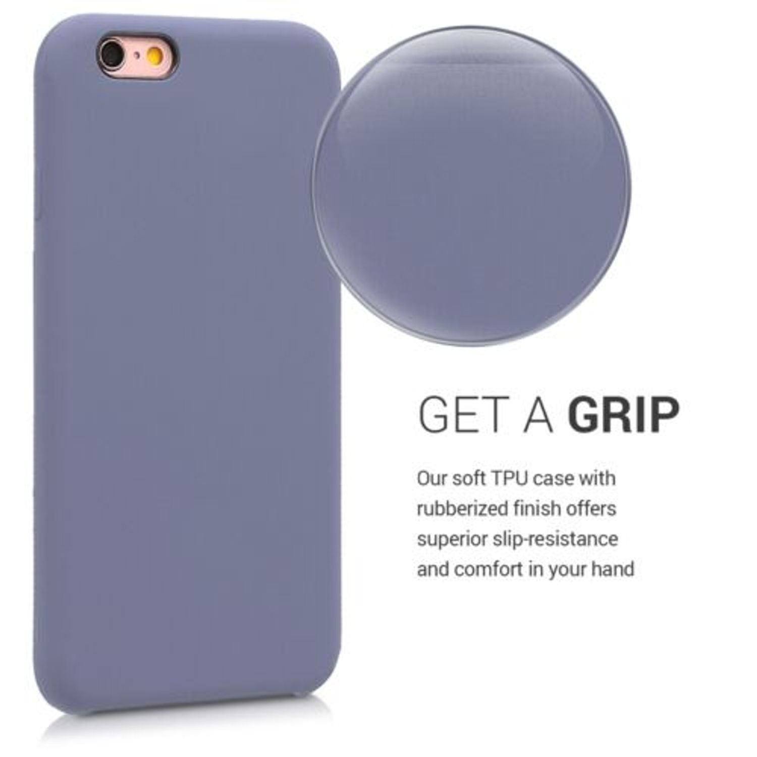 Husa pentru Apple iPhone 6/iPhone 6s, Silicon, Gri, 40223.13 fotografia produsului View 4 L