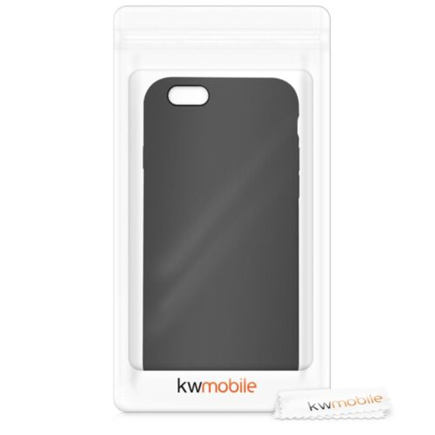 Husa pentru Apple iPhone 6/iPhone 6s, Silicon, Negru, 40223.01 fotografia produsului View 7 L