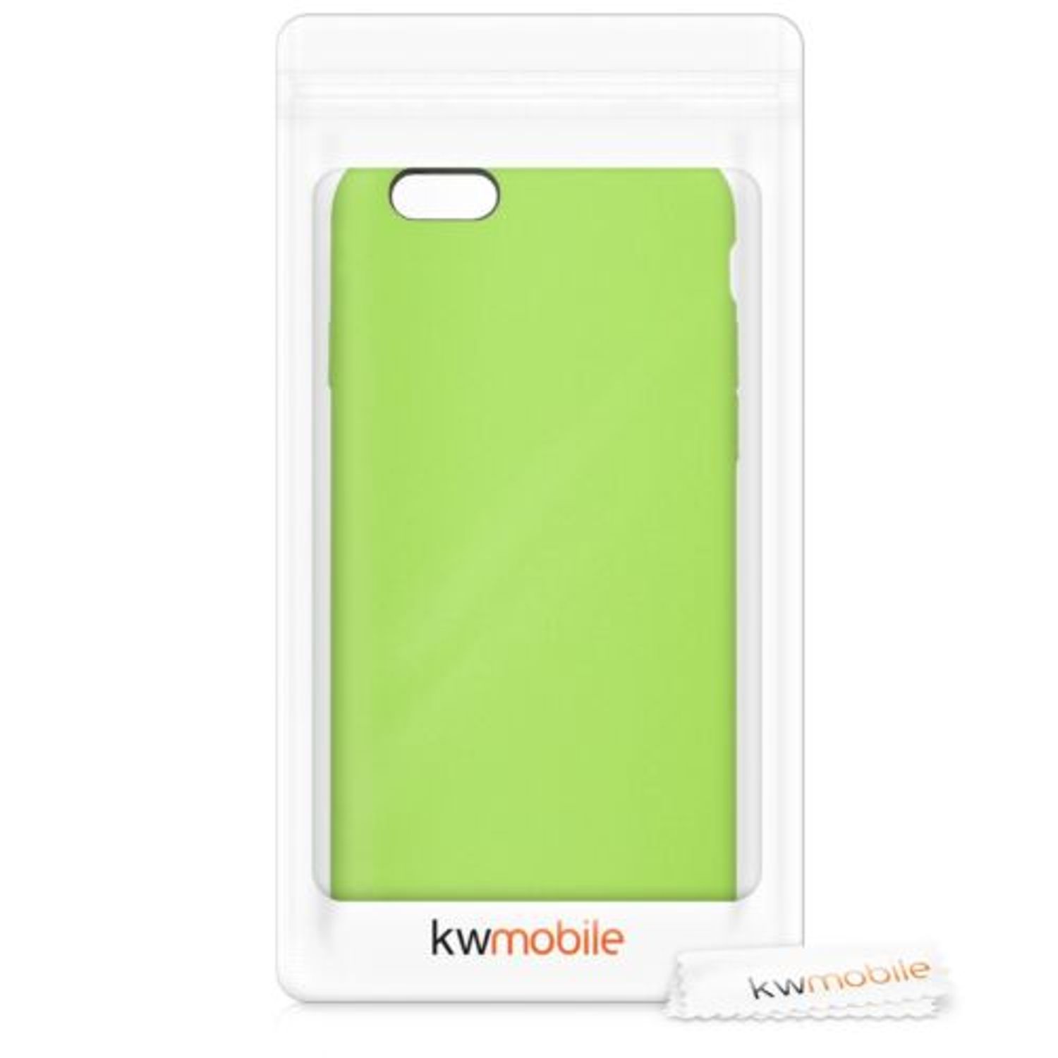 Husa pentru Apple iPhone 6/iPhone 6s, Silicon, Verde, 40223.07 fotografia produsului View 7 L