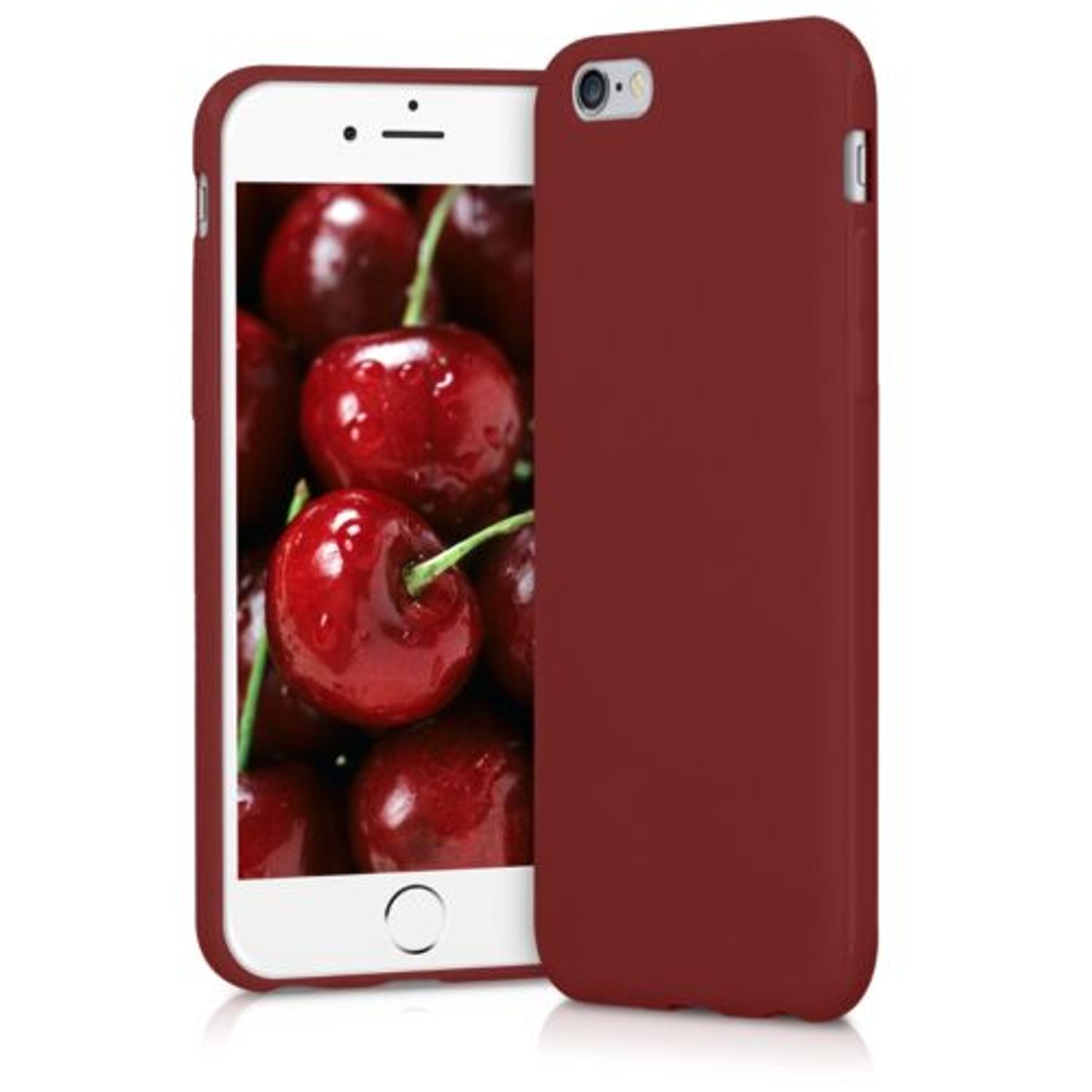 Husa pentru Apple iPhone 6/iPhone 6s, Silicon, Rosu, 35176.09 fotografia produsului