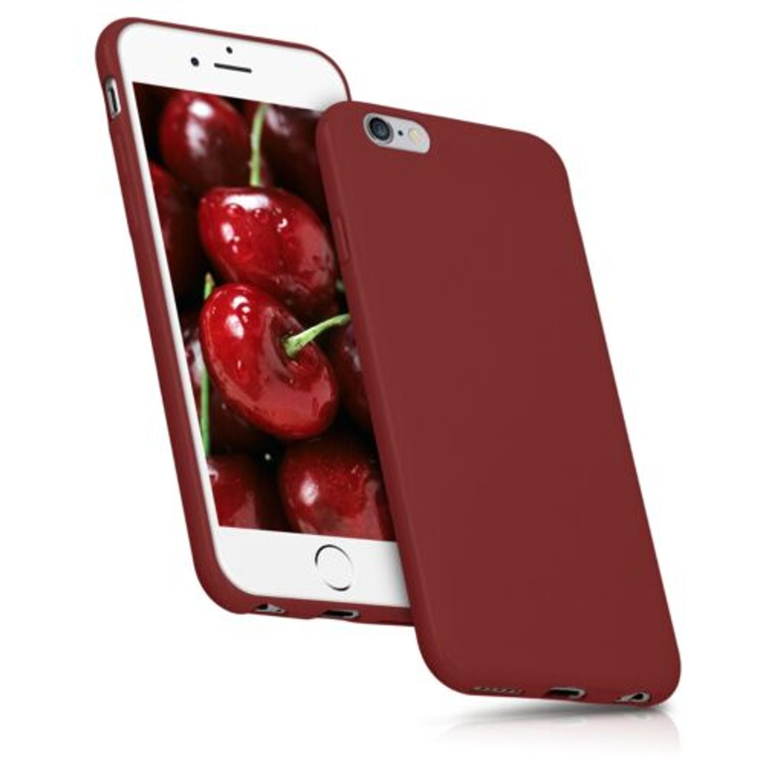 Husa pentru Apple iPhone 6/iPhone 6s, Silicon, Rosu, 35176.09 fotografia produsului View 2 L