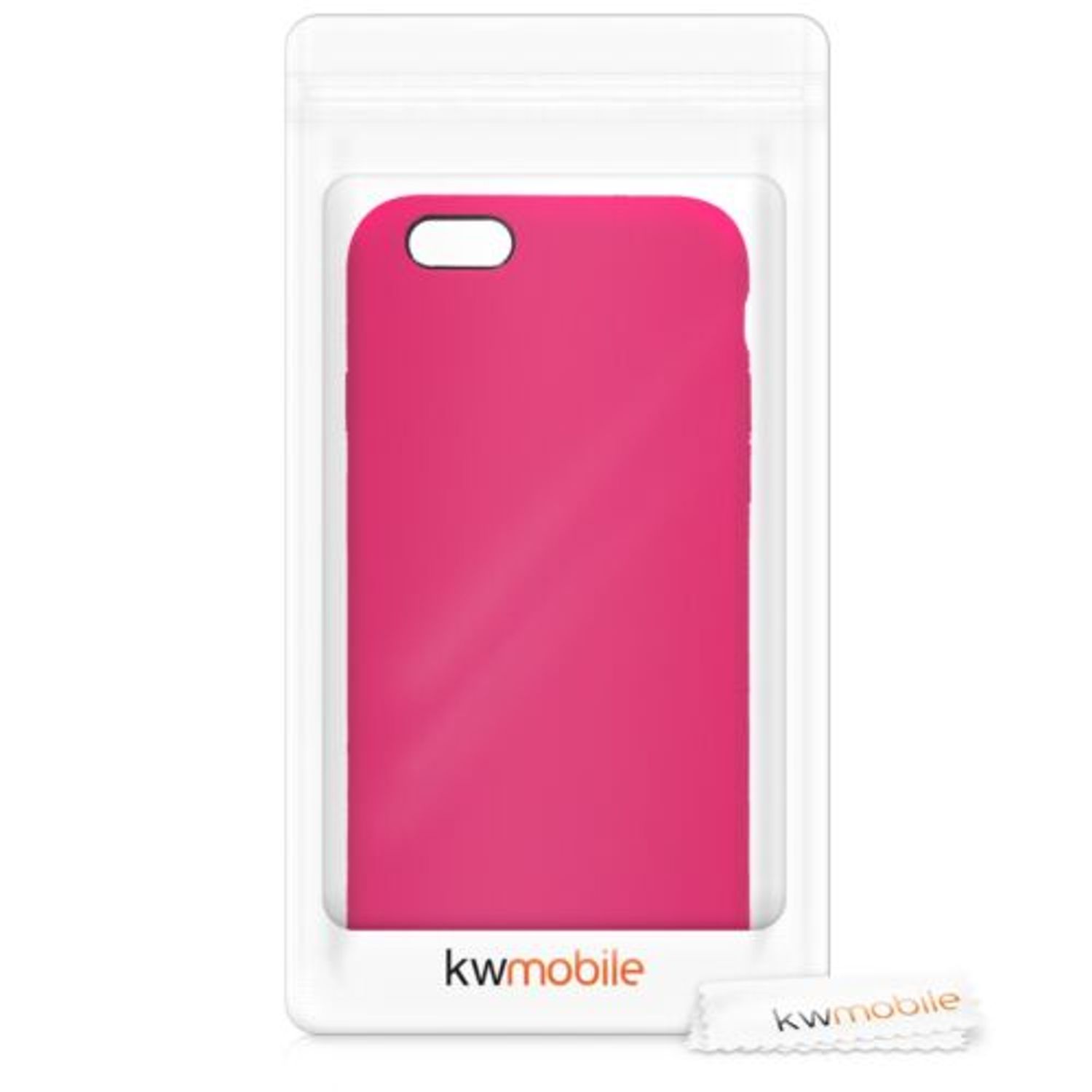 Husa pentru Apple iPhone 6/iPhone 6s, Silicon, Roz, 40223.08 fotografia produsului View 7 L