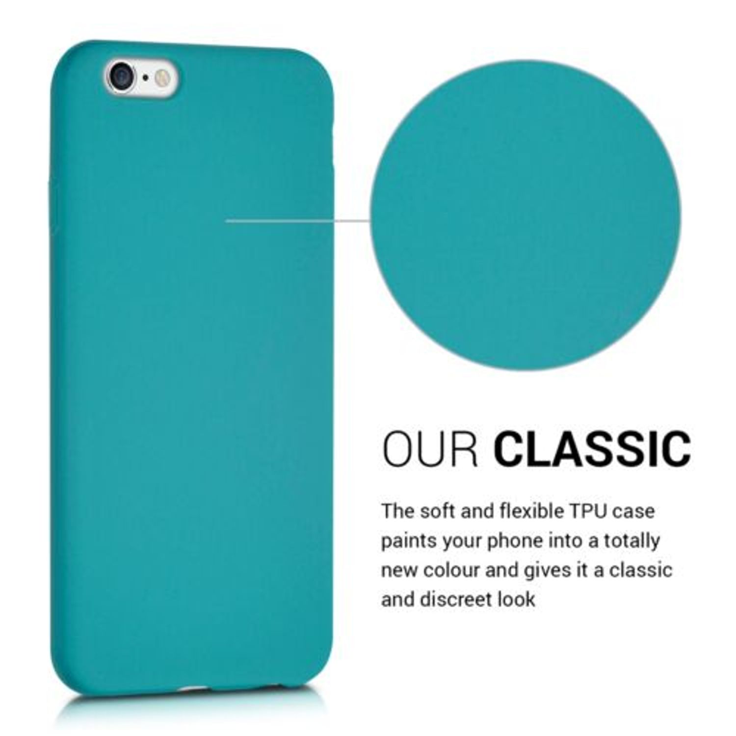 Husa pentru Apple iPhone 6/iPhone 6s, Silicon, Albastru, 35176.78 fotografia produsului View 5 L