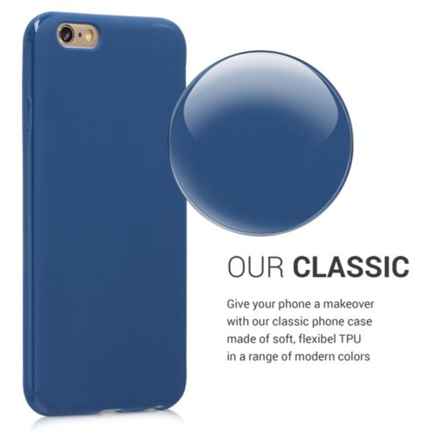 Husa pentru Apple iPhone 6/iPhone 6s, Silicon, Albastru, 35176.116 fotografia produsului View 4 L