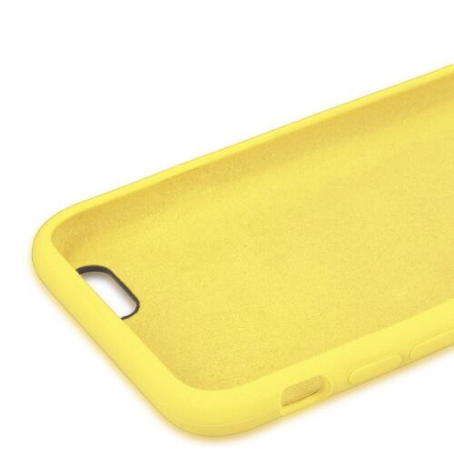 Husa pentru Apple iPhone 6/iPhone 6s, Silicon, Galben, 40223.30 fotografia produsului View 8 L