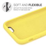 Husa pentru Apple iPhone 6/iPhone 6s, Silicon, Galben, 40223.30 fotografia produsului View 4 S
